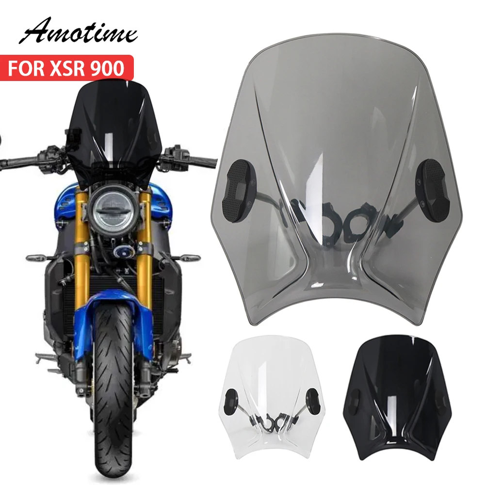 

xsr900 Accessories Motorcycle Adjustable Wind Screen Windshield For XSR 900 XSR900 2022 2023