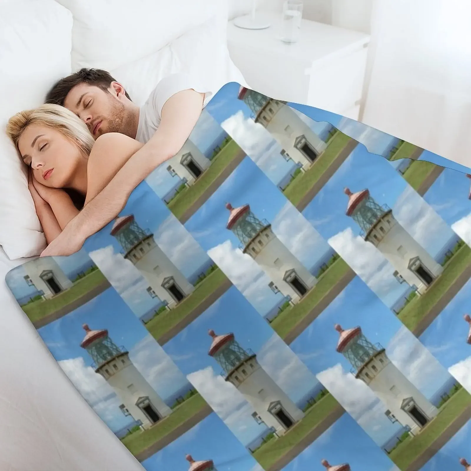 Новое одеяло Kilauea Lighthouse теплое зимнее мягкое