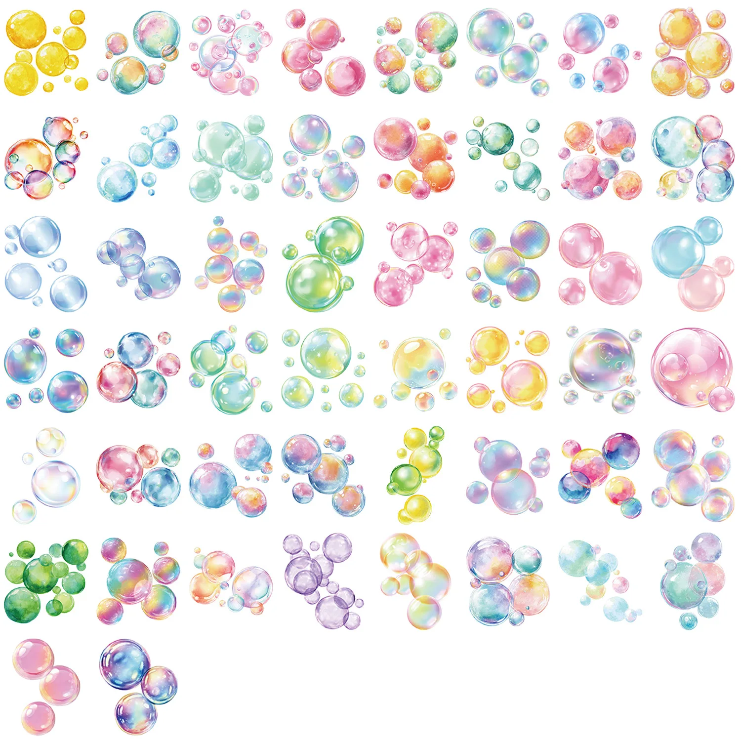 

Набор прозрачных водонепроницаемых наклеек "Мечта"