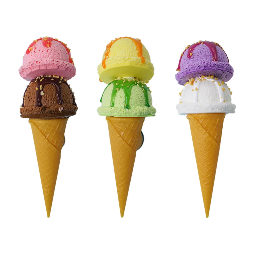 Модель мороженого игрушечный конус искусственный очаровательный реалистичный