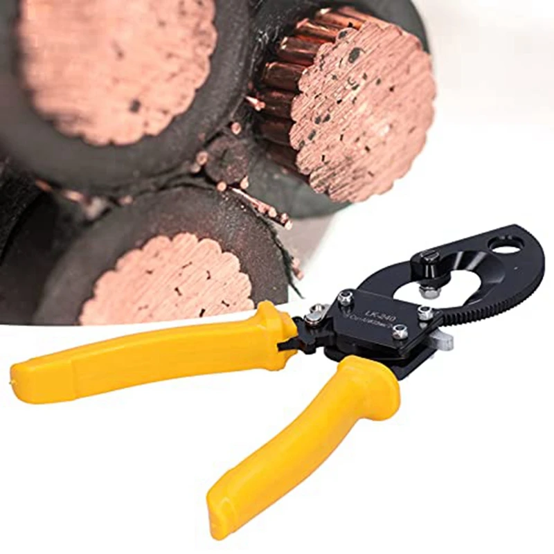 1 шт. Lk-240 плоскогубцы с храповым механизмом медные и алюминиевые ножницы для