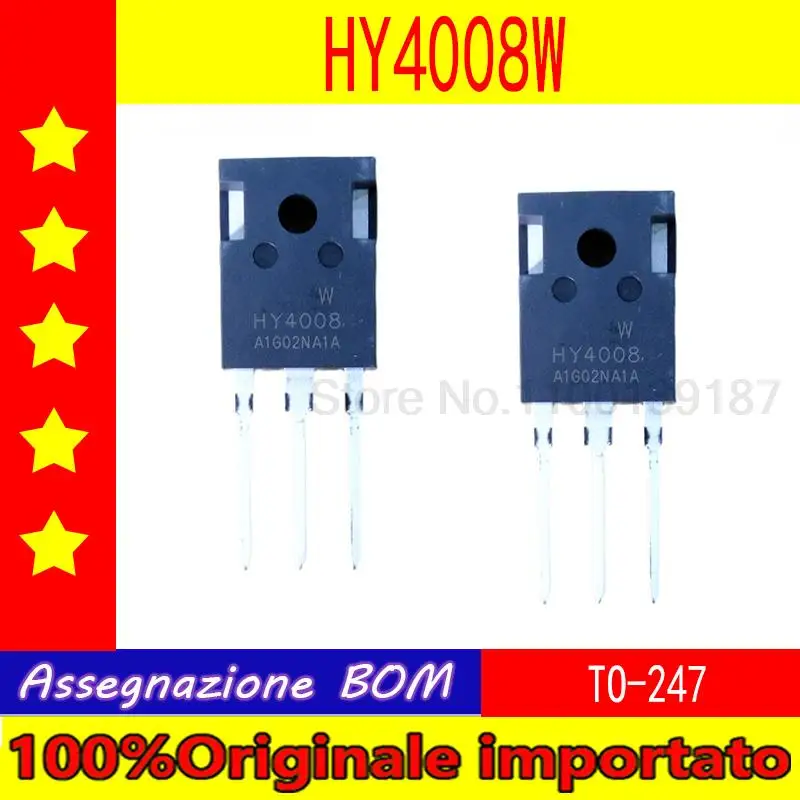 

20pcs/lot HY4008 HY4008W 80V 200A TO-247 MOSFET inverter Ultra 80V 200A