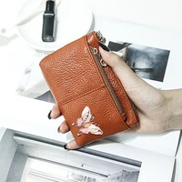 women wallet credit id card holders package fashion leather zipper bank card case mini purse 2022 new arrival