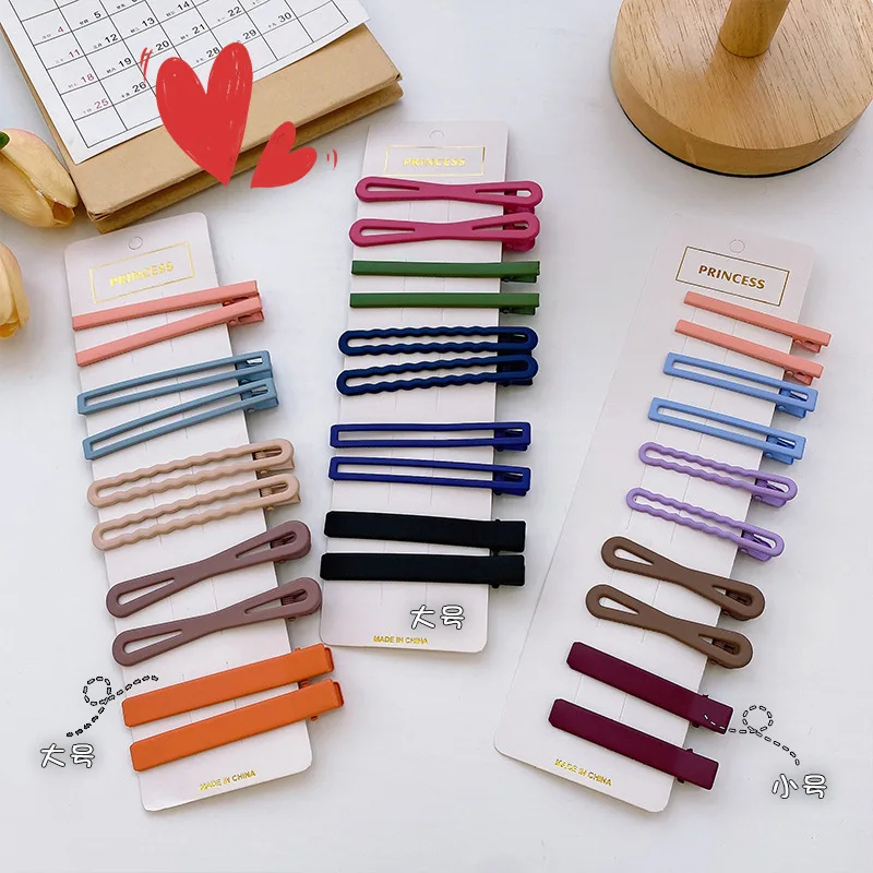 

Fashion 1SET Hair Clips Waterdrop Hairpins Barrette Bobby Pin Candy Color Rectangle For Women Geometric Hair Accessories