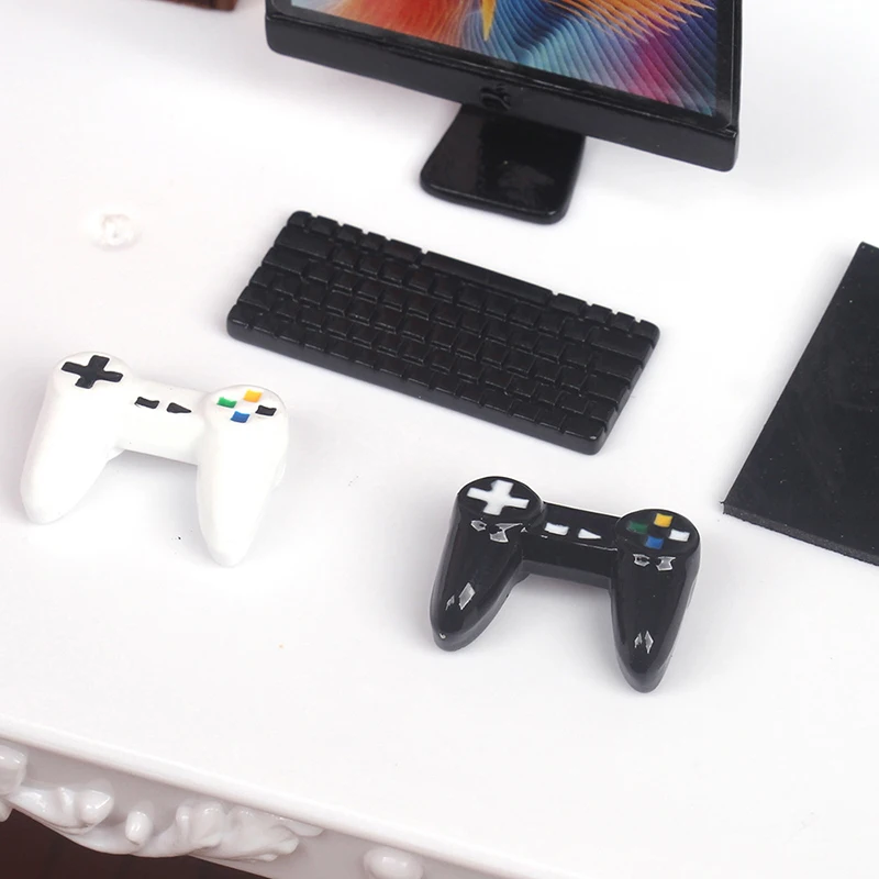 1 шт. 1:12 миниатюрный игровой контроллер для кукольного домика