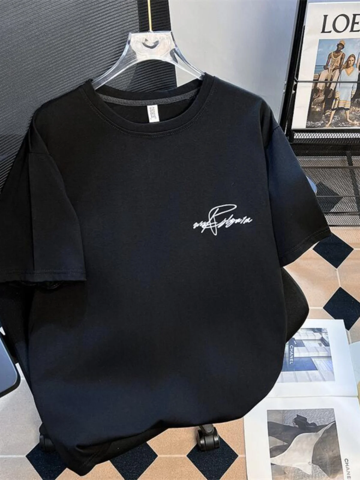 Мужская футболка с короткими рукавами американского тяжелого модного бренда High