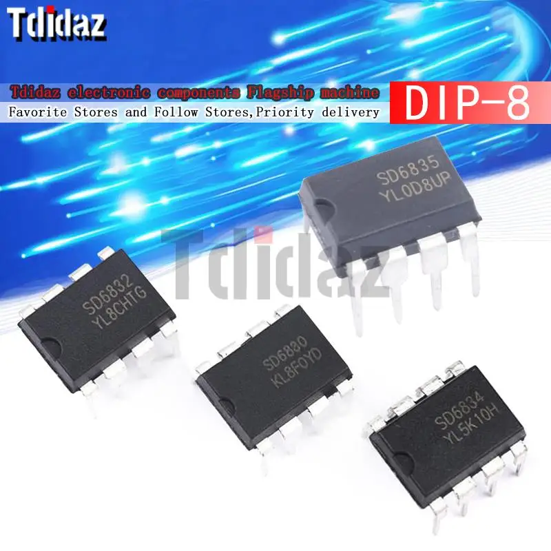 

10 шт. SD6834 DIP-8 SD6834 DIP SD6835 SD6832 SD6830
