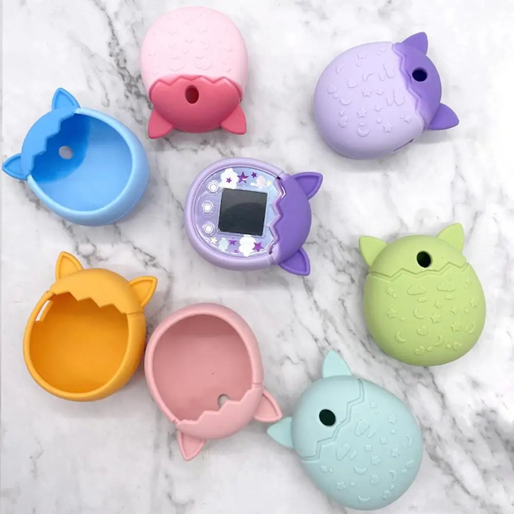 

Silicone Cover Case Compatible For Tamagotchi Pix Cute Cartoon Electronic Pet Game Console Protective Case
