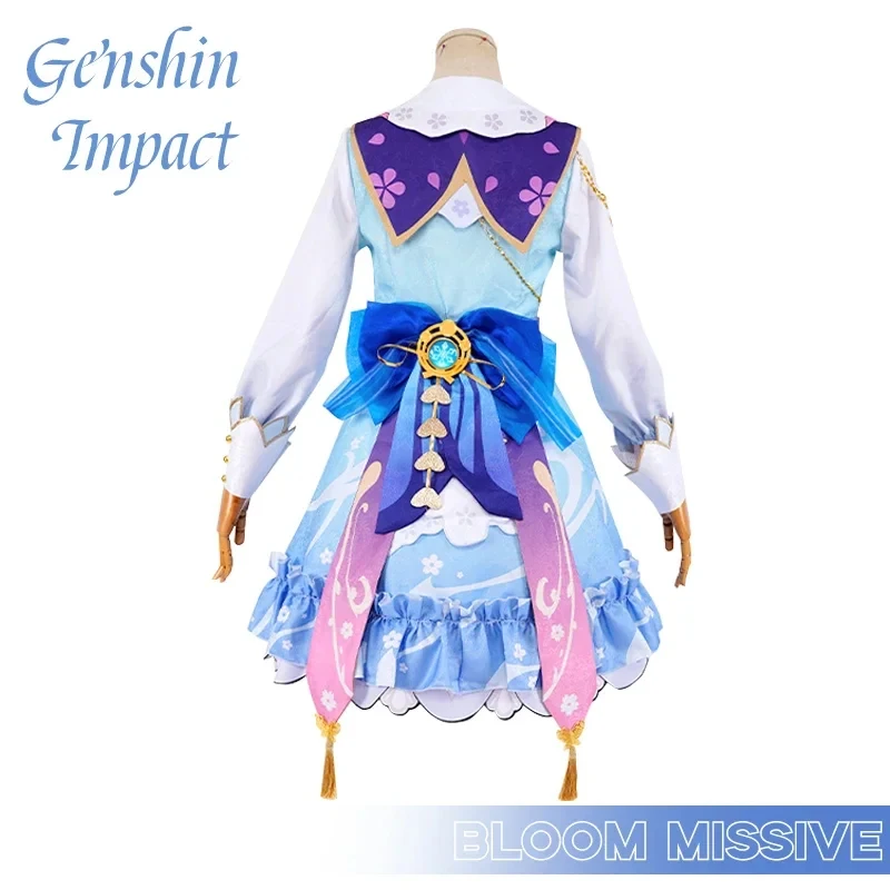 Костюм для косплея Камисато Аяка из игры Genshin Impact 2026, большой размер, новое платье Аяка Springbloom Missive, шляпа, парик, Hallow BW6W9 (art.: 3920dbab8341f) - 3920dbab8341f