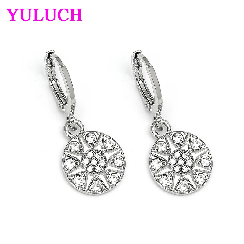 

Женские простые серьги с одним бриллиантом, женские модные повседневные блестящие серьги, ювелирные изделия, аксессуары для девочек, уличн...