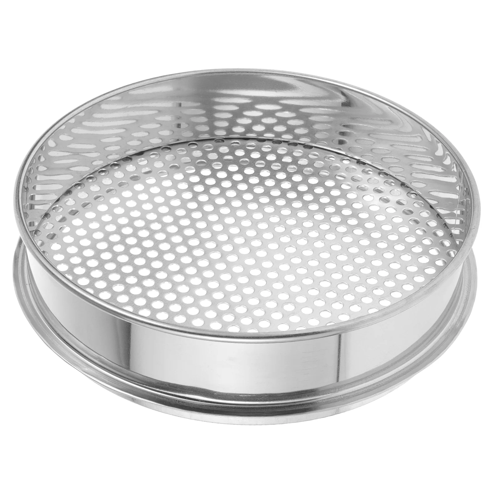 

Soil Screen Pearl Sifter Sieve Fine Mesh Stainless Steel Home Grading Food Beans Coffee Round Hole Kitchen Supply