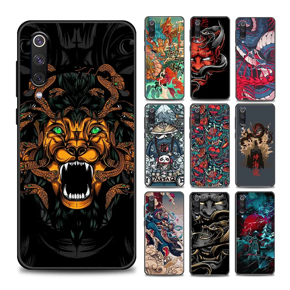 

Tokyo Japanese Art Samurai Phone Case for Xiaomi Mi 9 9T Pro SE Mi 10T 10S Mi A2 Lite CC9 Pro Note 10 Pro 5G Soft Silicone