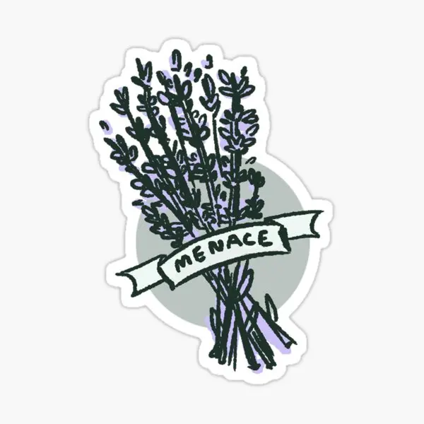 

Lavender Menace 5PCS Stickers for Cartoon Water Bottles Kid Decorations Car Funny Stickers Bumper Anime Decor Laptop Art Wall