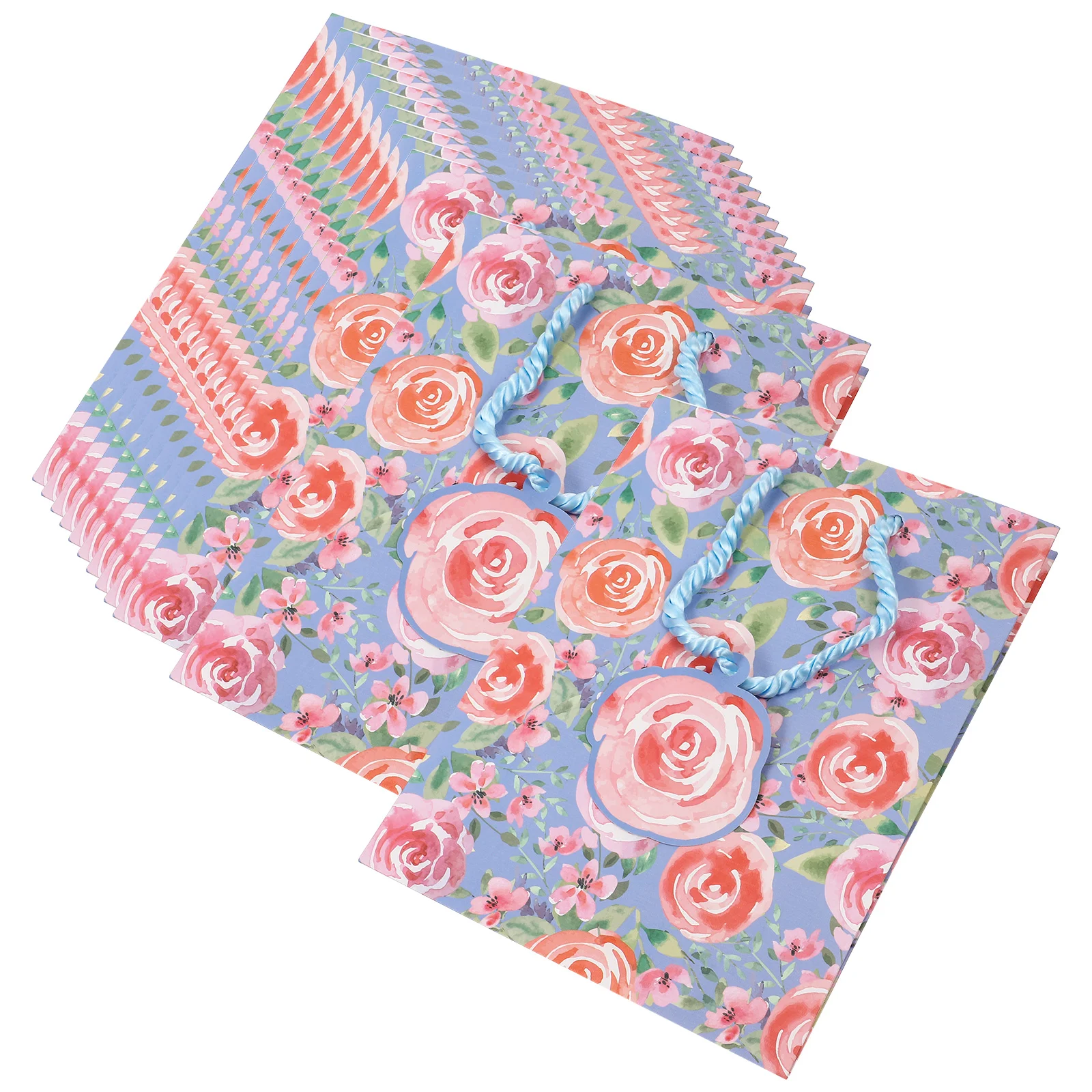 

Giftpaperhandles Kraft Handbag Candy Favor Packingcarrying Birthday Handle Wedding Large Pastry Goodie Party Packaging Bulk