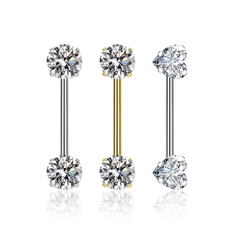 

Premium Gem Stone Belly Button Rings Body Piercing Jewellery 14G Navel Piercing Ring Jewelry For Women Wholesale
