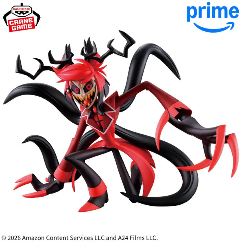 Фото В наличии Оригинальные фигурки Bandai Banpresto Hazbin Hotel: Радио-демон Аластор, аниме-фигурки, модели, украшения, коллекционные подарки, игрушки №4