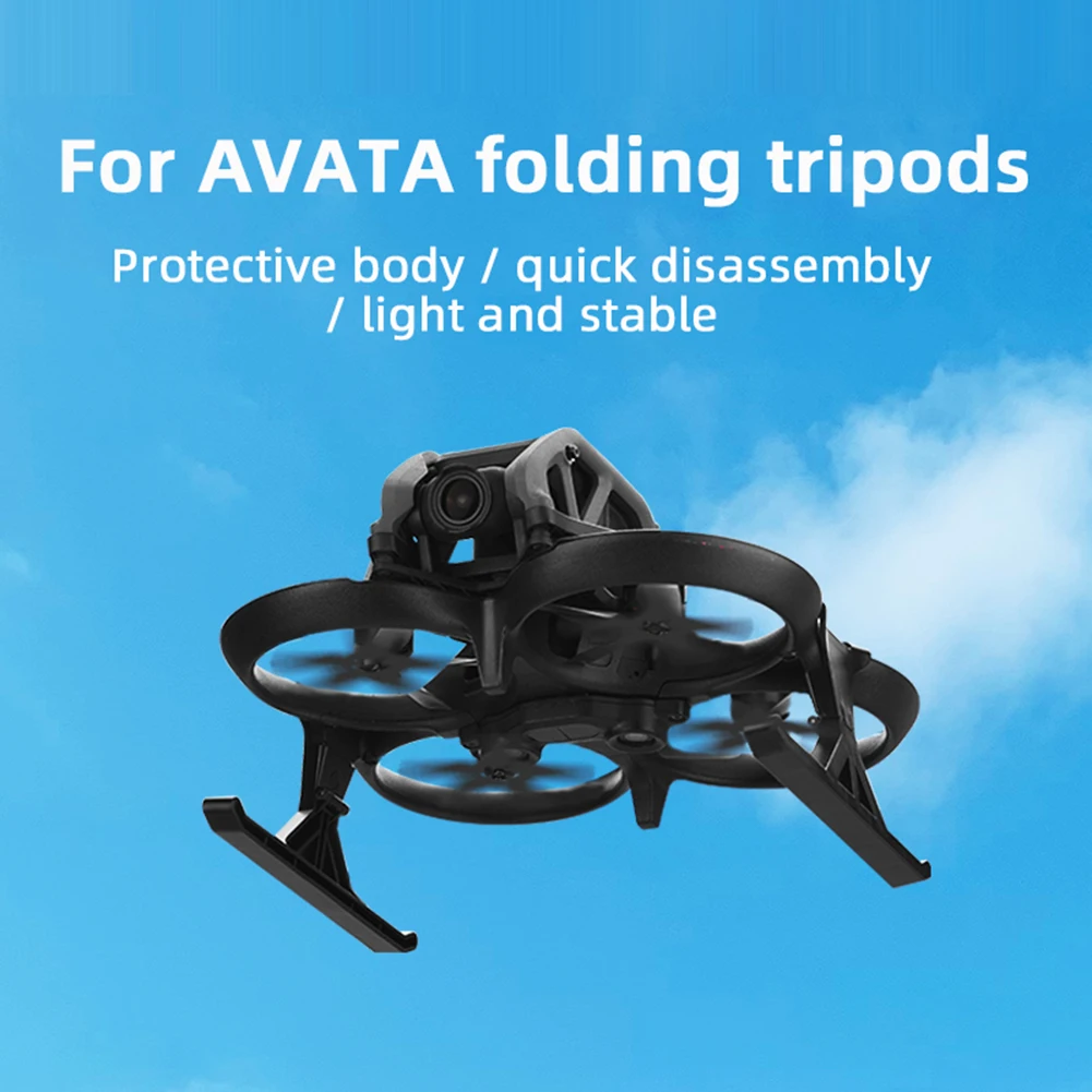 

Удлиненная опора для ног, Портативная подставка для дрона повышенной высоты, аксессуары для дрона, опора для ног, протектор для быстрого крепления для DJI Avata