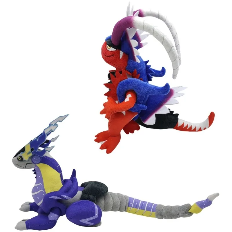 

New Koraidon Plush Doll 30cm Pokeom Series Japanese ZHU ZI Old Le Don Stuffed Toys