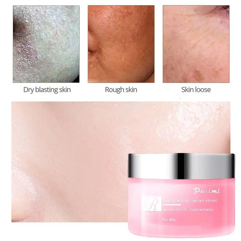 

Rose Face Cream Anti Aging Dark Spots Freckles Remove Smooth Whitening Brightening Face Cream Moisturizing Nourish Cream