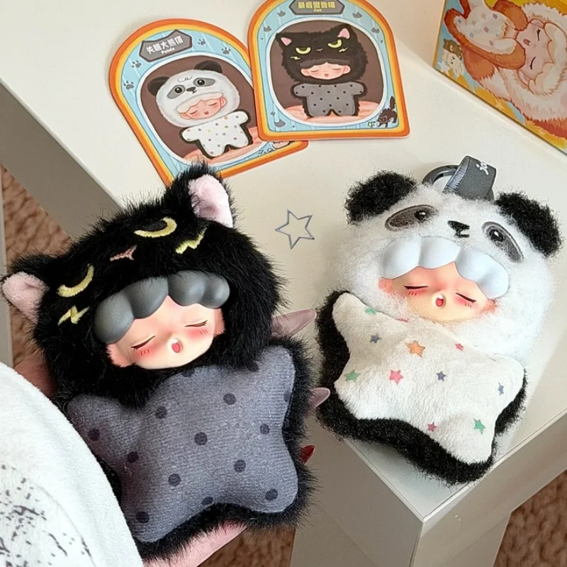 Фото Новая оригинальная плюшевая игрушка Jotoys Yumo Angry Animals Series в слепой коробке, милая мягкая кукла-подвеска для сумки, украшение, подарок-сюрприз для девочек №5