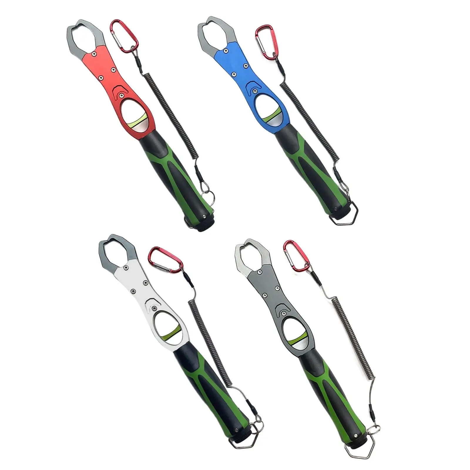 

Fish Lip Grip Tool Non Slip Handle Fish Control 39.68 Pounds Fishing Gripper with Weight Scale Fish Grabber Fish Lip Grabber
