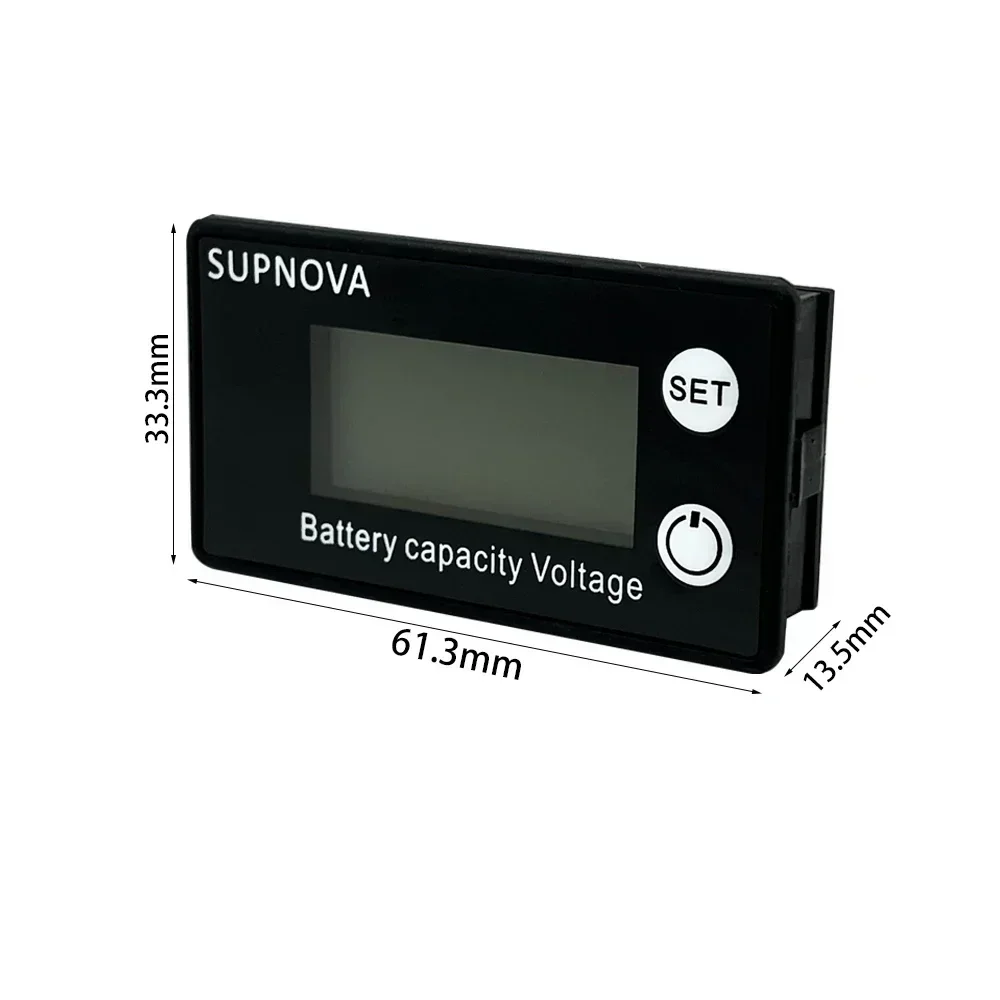 Литиевая мощность Lifepo4 Индикаторная батарея Измеритель емкости