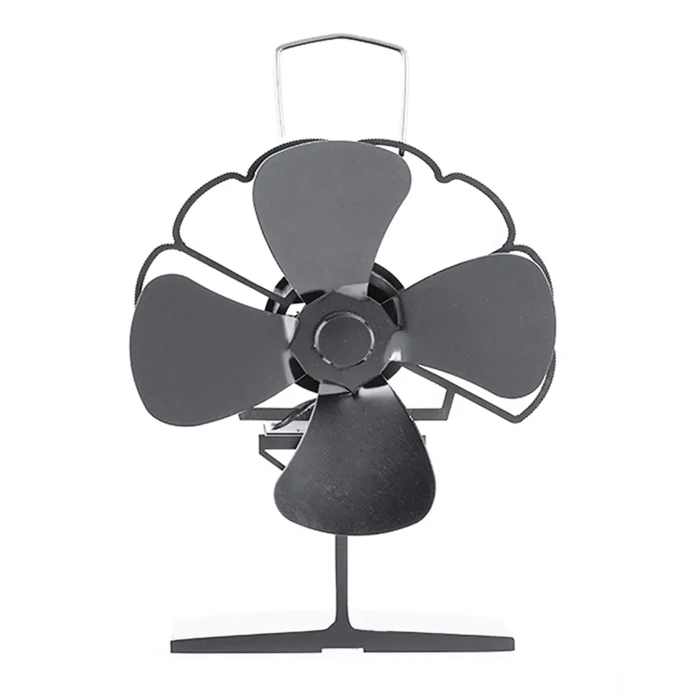 

Fireplace Fan 5 Blades Heat Powered Stove Fan Log Wood Burner Eco Friendly Quiet Fan Home Efficient Heat Distribution Fan Stove