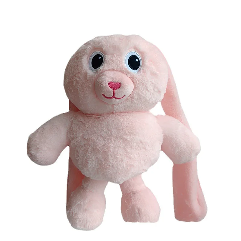 

Выдвижной плюшевый кролик с длинной ногой, игрушка, милая кукла-кролик, праздничный подарок, детский подарок, плюшевая кукла, украшение