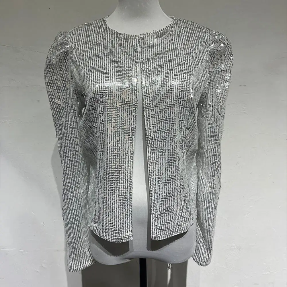 

Женский облегающий кардиган, Стильный блестящий кардиган, верхняя одежда для офиса