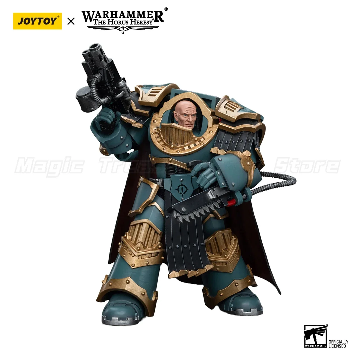 Фото В наличии: Фигурка JOYTOY Warhammer 40K Sons of Horus Legion Praetor в броне Cataphractii Terminator, масштаб 1/18 №3