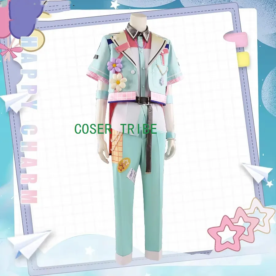 Ensemble Stars Happy Charm Akehoshi Subaru/Harukawa Sora/Sazanami Jun Game Suit Cosplay Costume Halloween Party Outfit