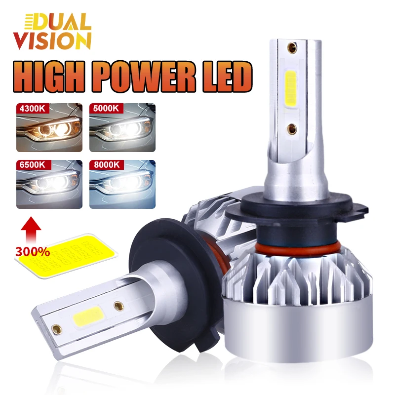 Лампа для автомобильных фар H1 H7 Canbus H8 H9 H11 противотуманные фары 9006 Hb4 9005 Hb3 9012 Hir2