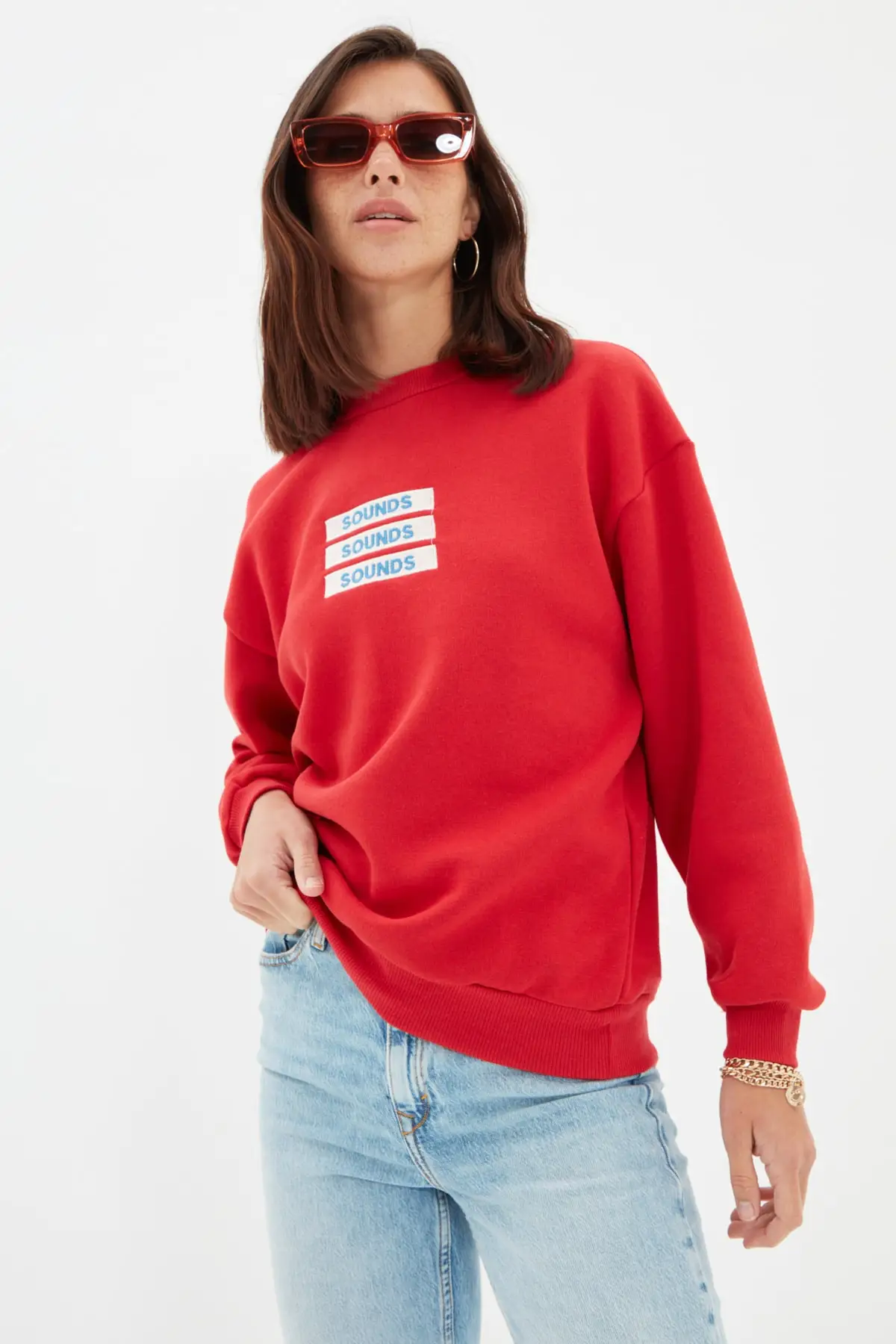 Trendyol Knitted Sweatshirt TWOAW22SW1464