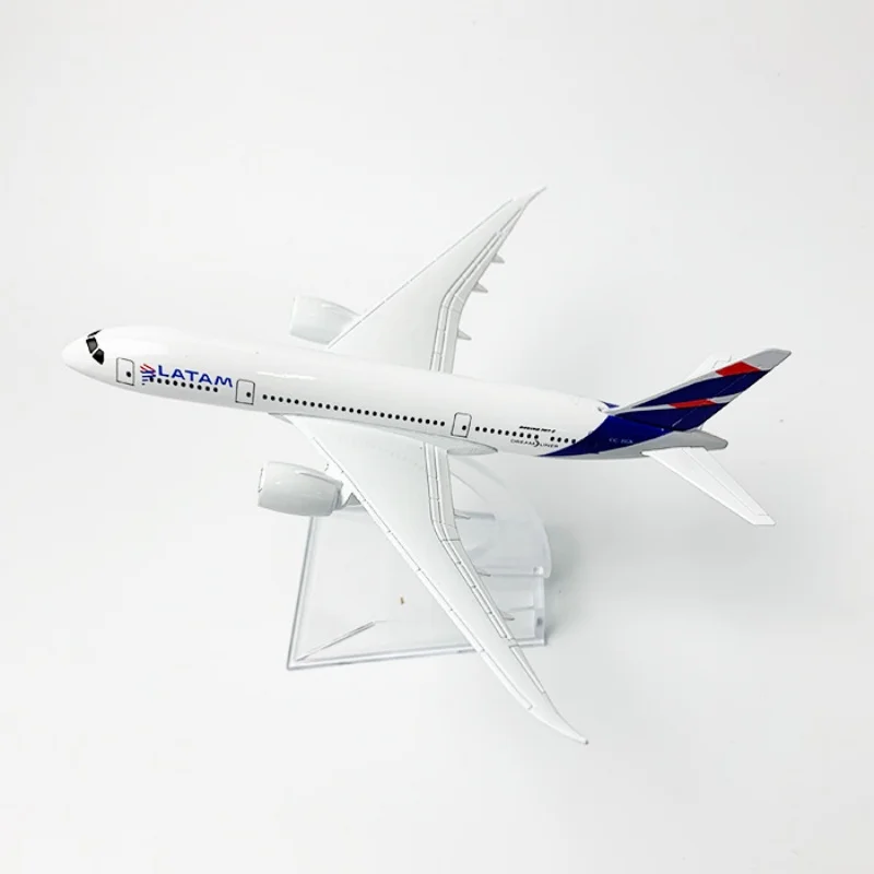 Фото 16 см самолет Latam Airlines B787 металлическая модель самолета 1:400 имитация пассажирского самолета из сплава литья под давлением твердый статический орнамент №3