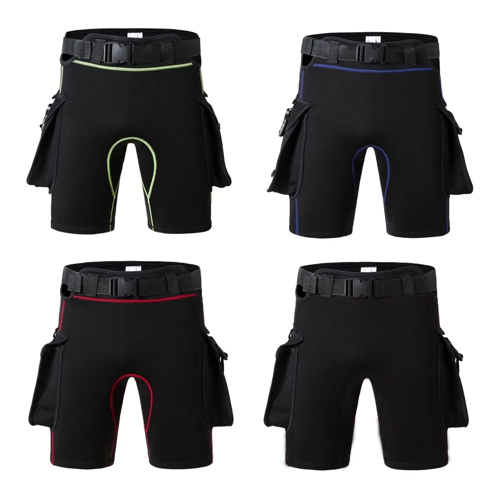 

Diving Pants Pocket Pants Men's And Women's Diving Legs Bag Bandage Pants Diving Pants Thickened Diving Equipment Shorts Surf