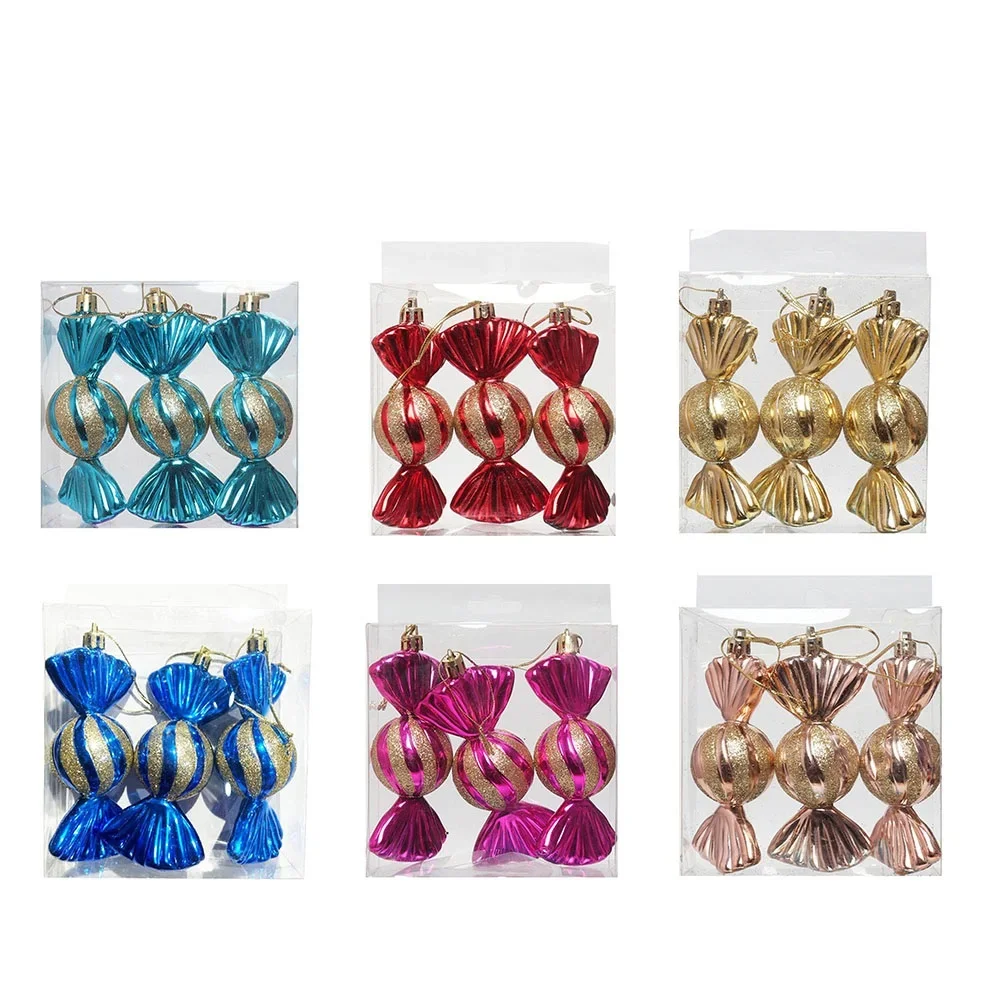 Нет Рождественская елка 3 шт./упак. 6*12 см Рождественские украшения Особняк