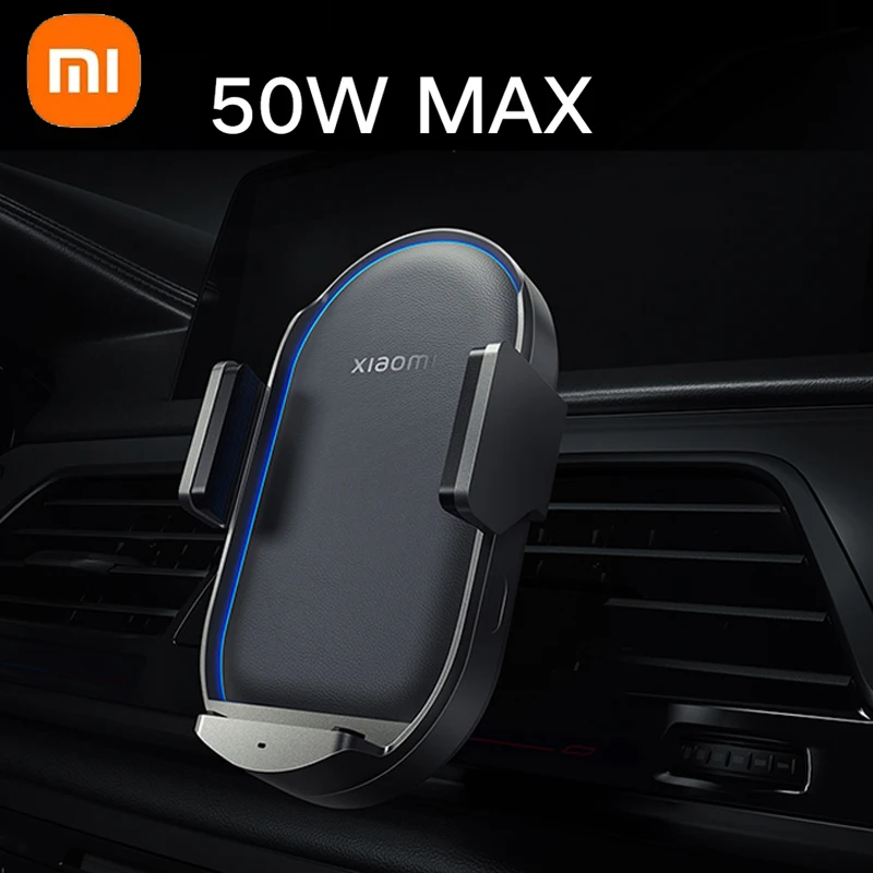 

Xiaomi 50W Wireless Car Charger Pro Mobile Phone Holder Flash Chargers for Mijia Mix4 MAX Charging Tool Intelligent Cooling