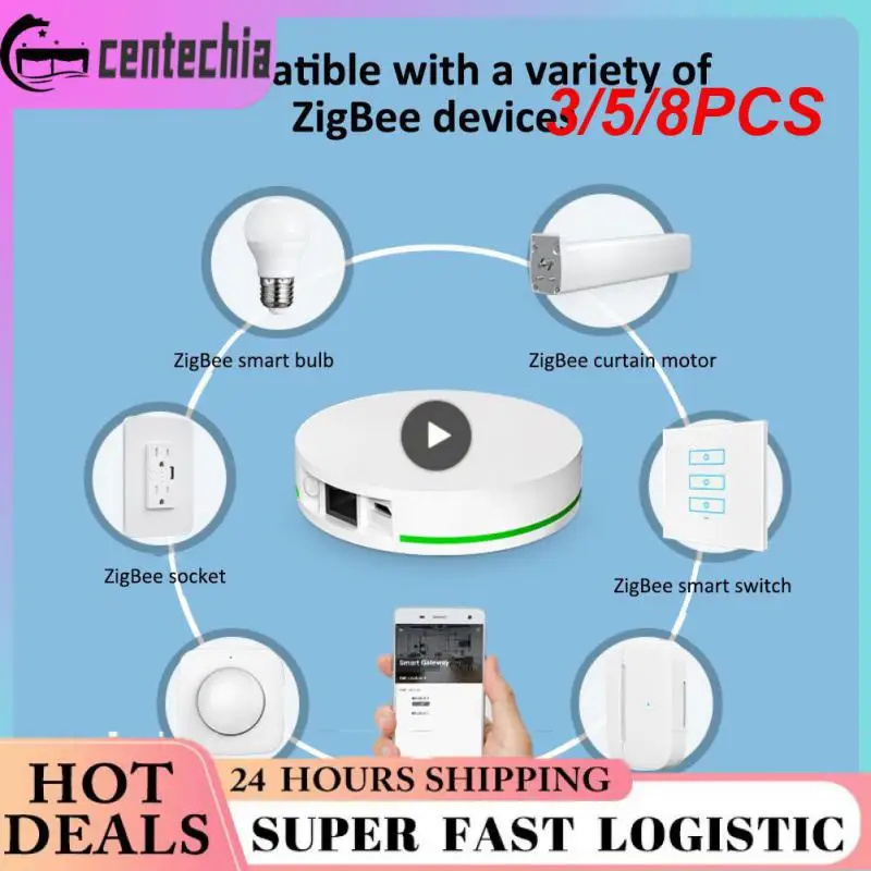 

Смарт-шлюз Zigbee 265, 3/5/8 шт., 3,0 м