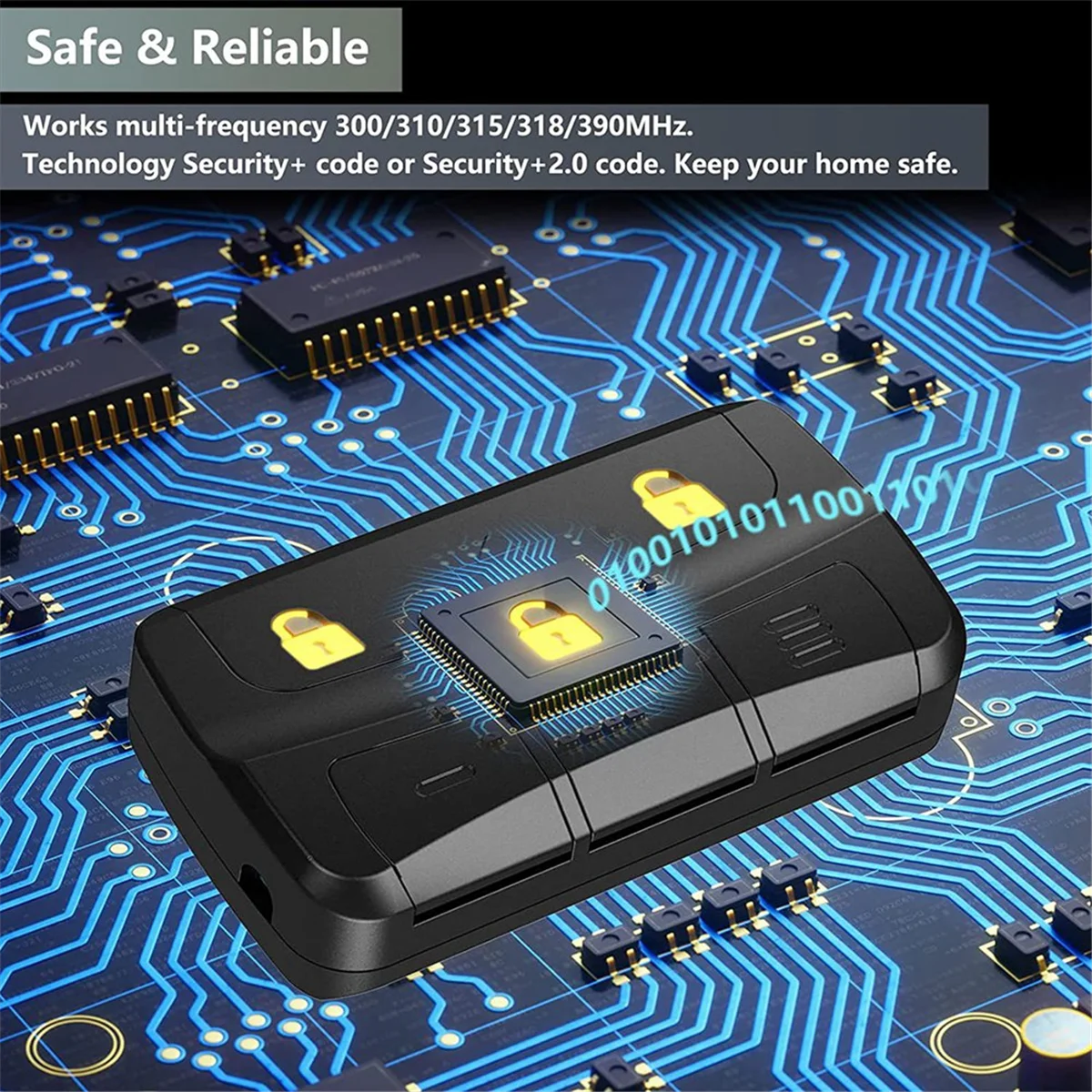 16 в 1 многофункциональный портативный пульт дистанционного управления 300-390 МГц