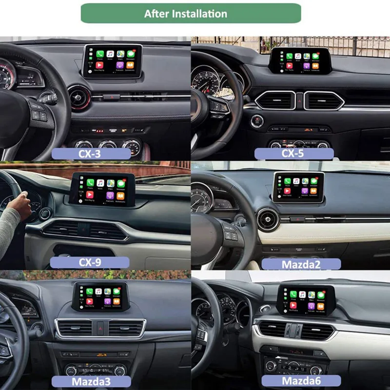 Для Mazda 2 3 6 Φ для Apple Carplay Android USB Aux Miata адаптер интерфейса ступицы 00008FZ34