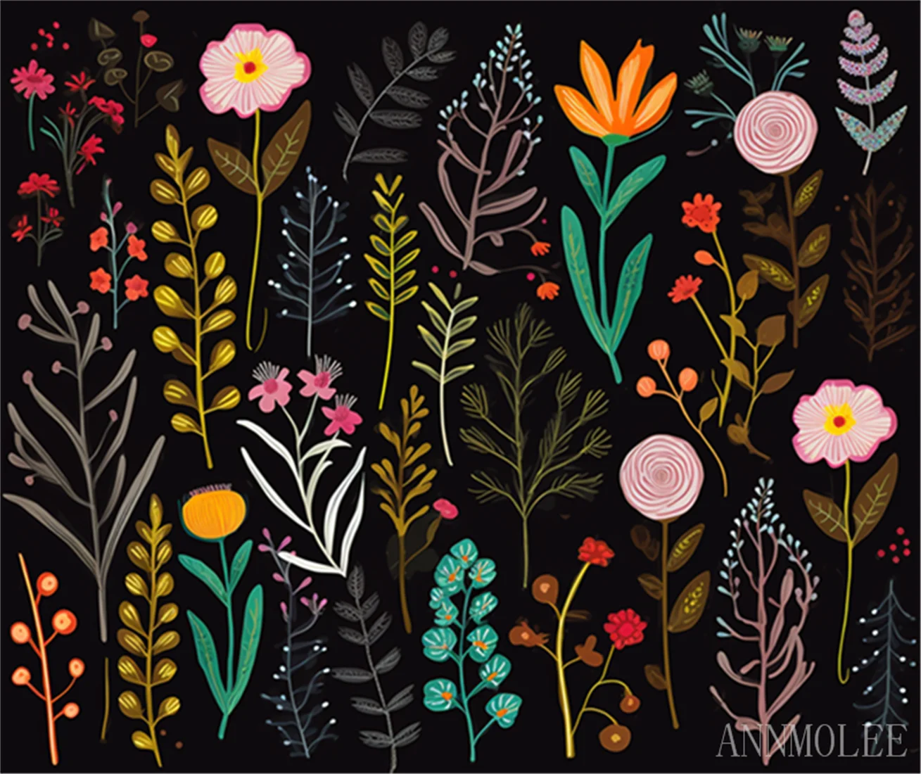 

jigsaw puzzles for Adults and Families Cute Floral Formation wooden DIY Educational Toys Gift for Home