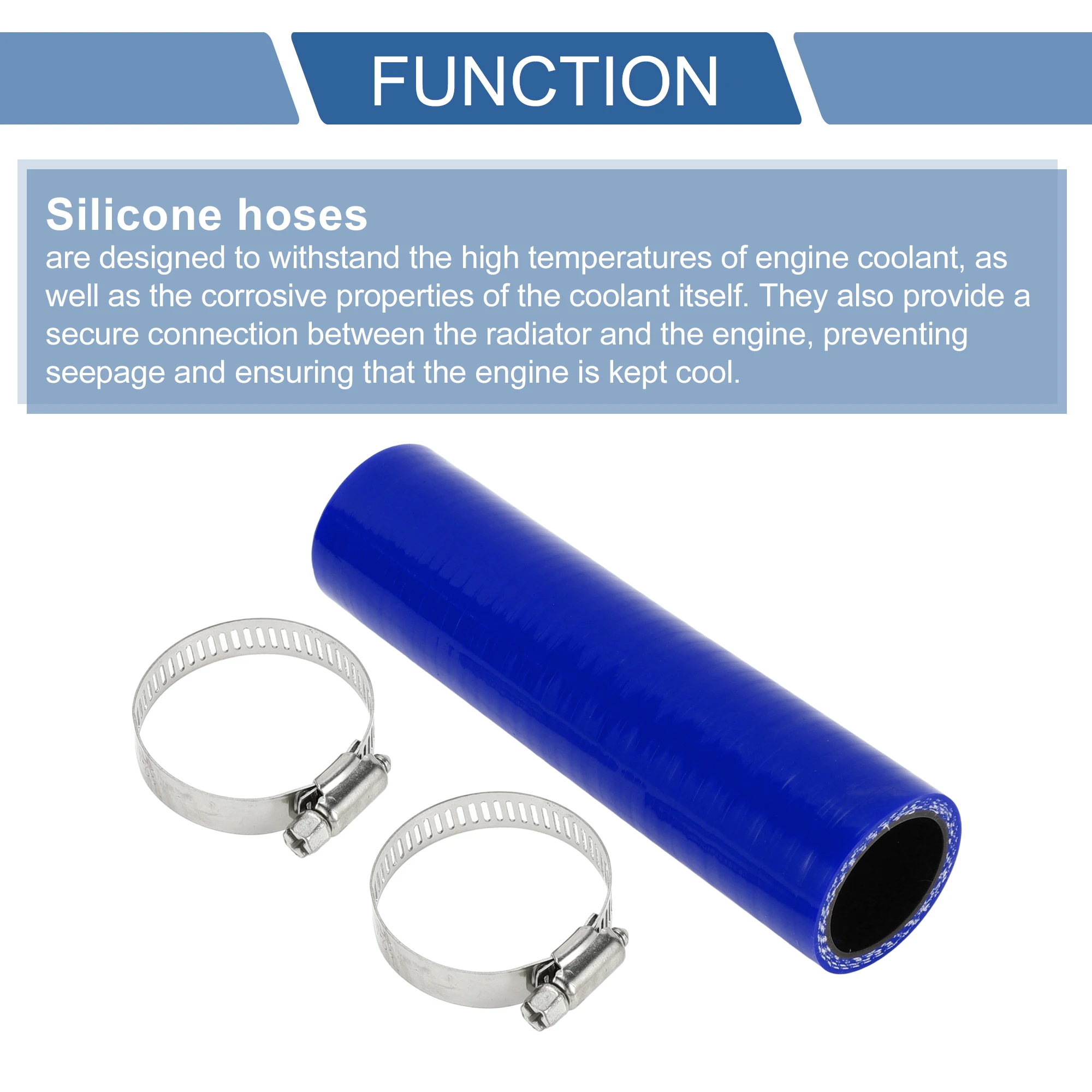 UXCELL 25/28/30/32/35/38/40/45/60/63/70/80/83 мм ID 150 Длина 0 градусов Автомобильный силиконовый шланг
