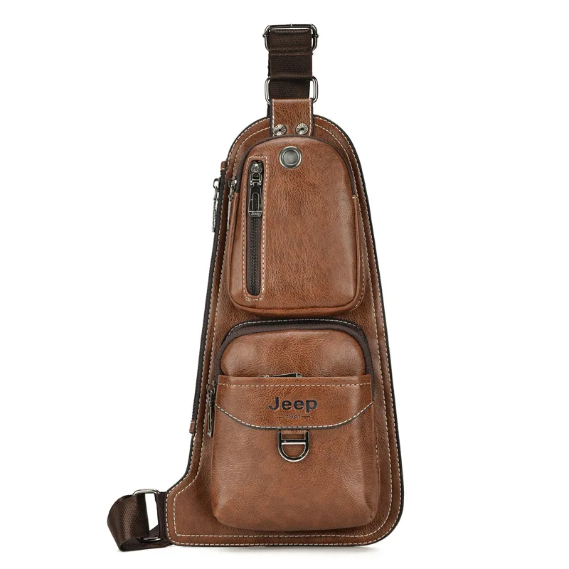 

New Luxury Chest Bag Business Casual Men's Bag Men's Shoulder Bag Messenger Bag Backpack Mobile Phone Bag