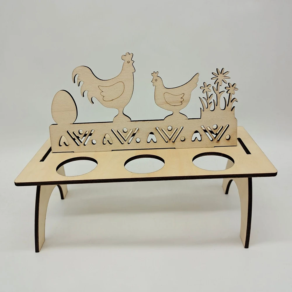 Деревянные пасхальные полки для яиц декоративное ремесло сделай сам подарок