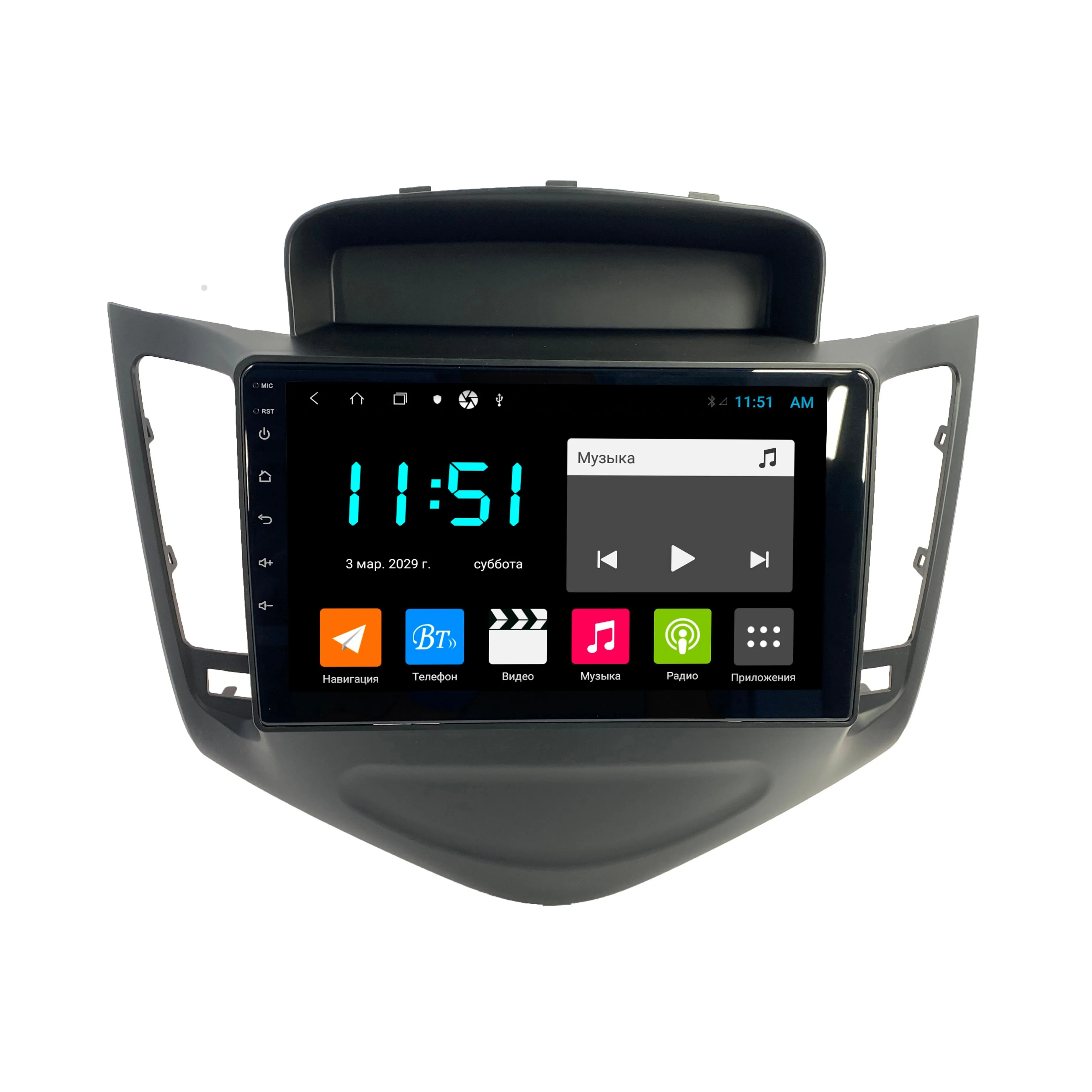 Штатная магнитола на Chevrolet Cruze 2009-2012 Шевроле Круз автомагнитола 2 DIN DVD GPS android