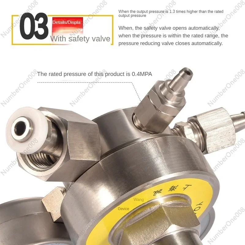 YQA-441 Редуктор давления аммиака из нержавеющей стали Редукционный клапан
