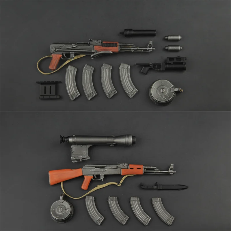 Масштаб 1:6 Mdeol Советская Россия AK47 Штурмовая винтовка складной фиксированный держатель оружие для 12-дюймовых кукол коллекция игрушек для поклонников подарок