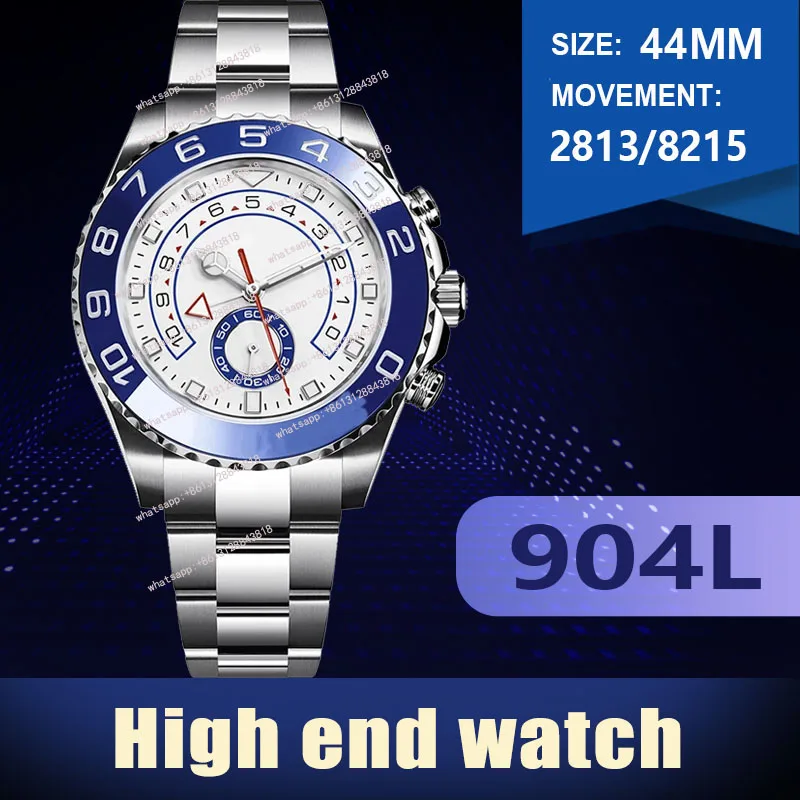 

AAA Men's Luxury brand 44mm Dial New Yacht Wristwatch Master Automatic Mechanical Movement Sapphire Oyster Male Clock Watches