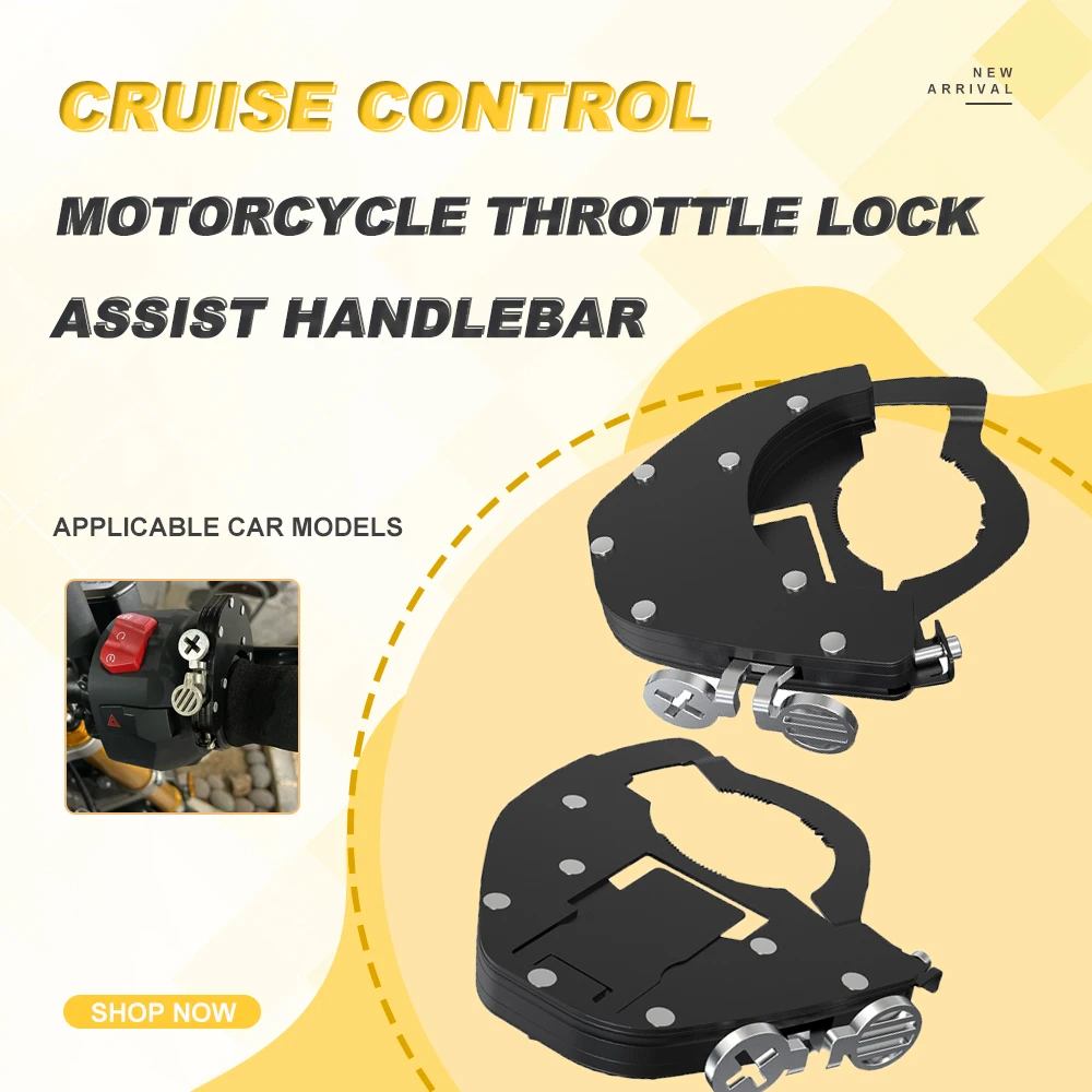 

Cruise Control Motorcycle Throttle Lock Assist Handlebar For BMW F700GS F800GS R1200GS R1200R R1200RT 05-13 R1200S R NINE T 5