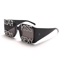 teenyoun diamond square sunglasses women oversized sun glasses luxury brand designer crystal sexy frame rhinestone eyewear oculo